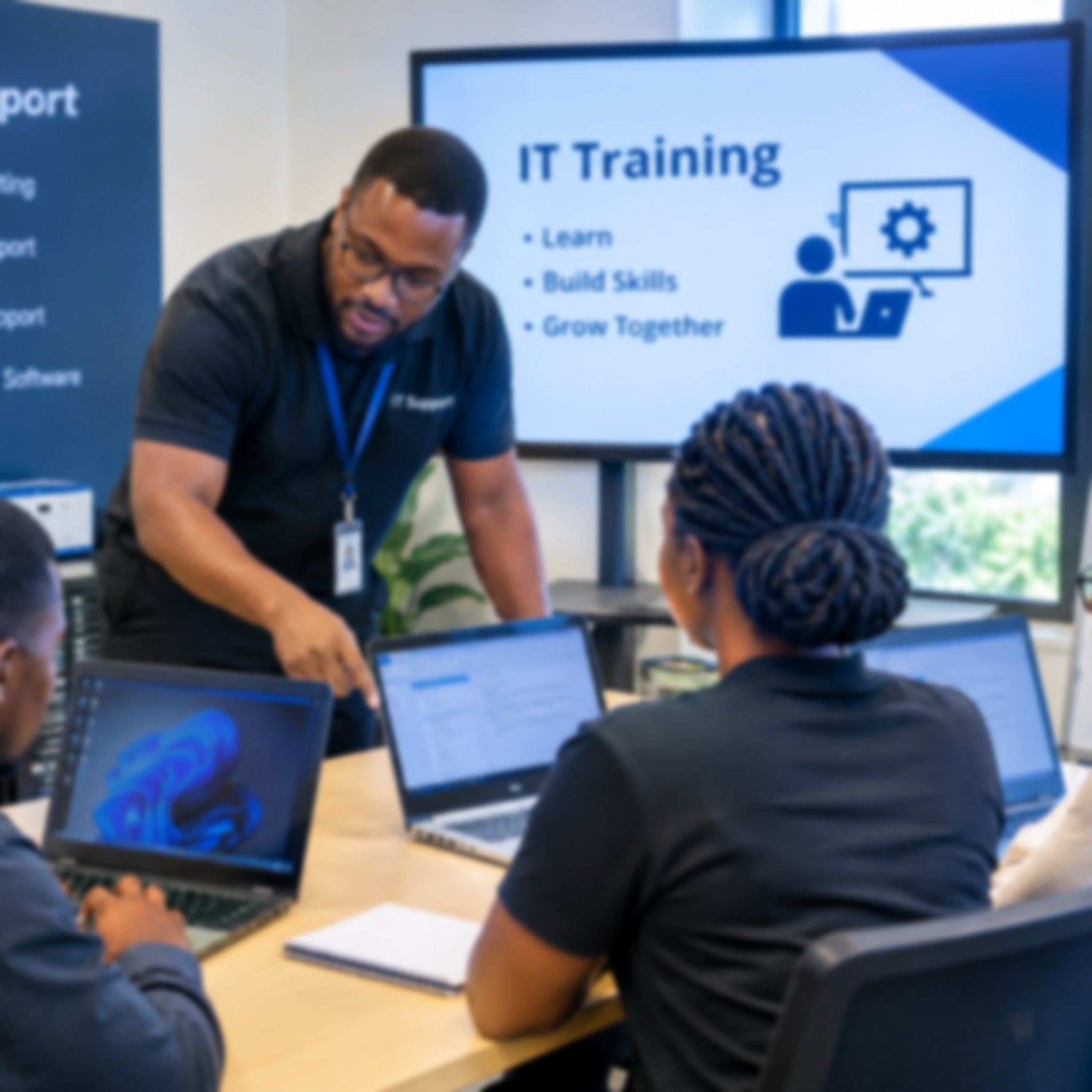 Trainer leading a Matrix training session